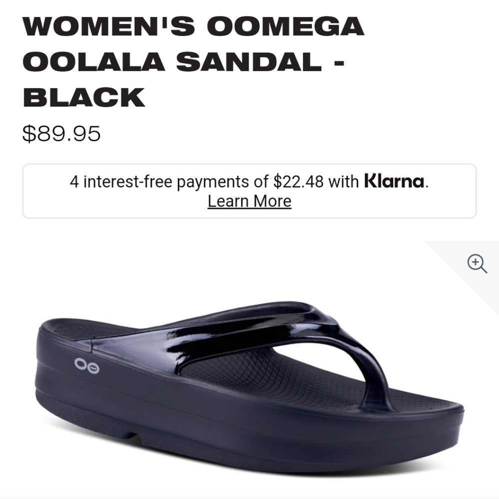 OOFOS OOMEGA OOLALA Sandals